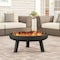 Pure Garden Outdoor Wood Burning Fire Pit, Black 50-LG1200 - alternate 1